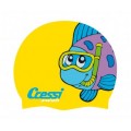 Шапочка Cressi CAP JR детская силиконовая, цвета в ассортименте с картинками