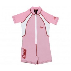 Гидрокостюм детский Cressi Baby Shorty, 1,5 мм, розовый, для девочек